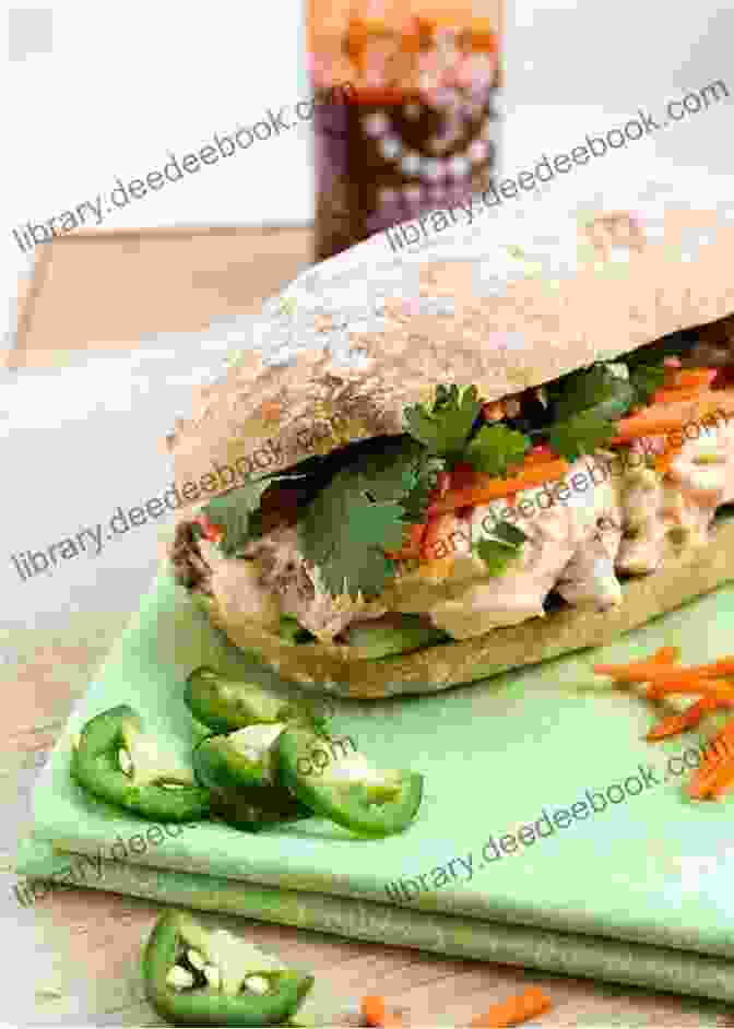 A Banh Mi Inspired Turkey Sandwich With Pickled Vegetables And Cilantro THE ESSENTIAL PANINI COOKBOOK: Creative Classic Recipes And Delicious Sandwich Ideas
