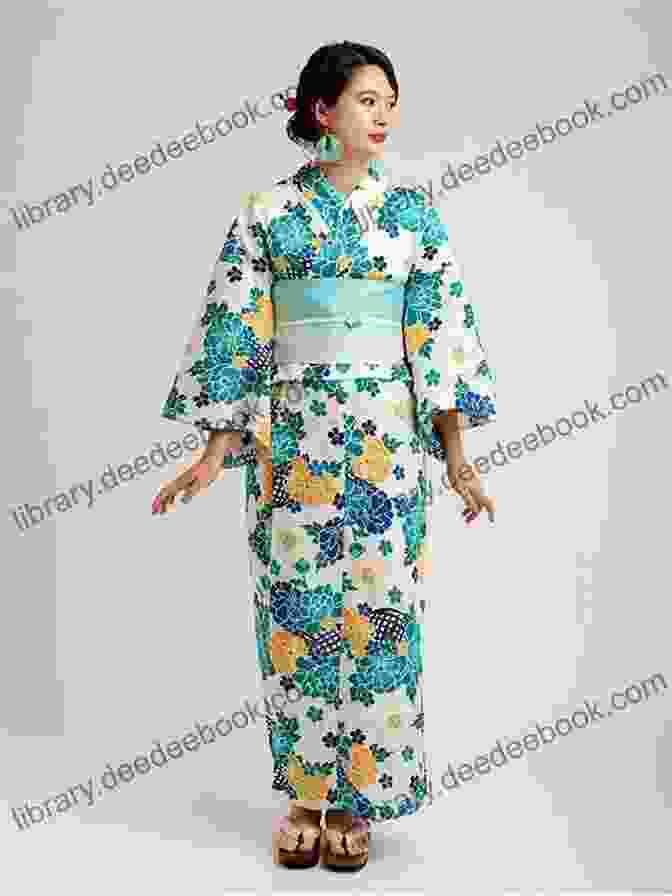 A Beautiful Woman Wearing A Kimono With Intricate Embroidery Japan KIMONO Beauty Vol 01 Cute Broidery Company
