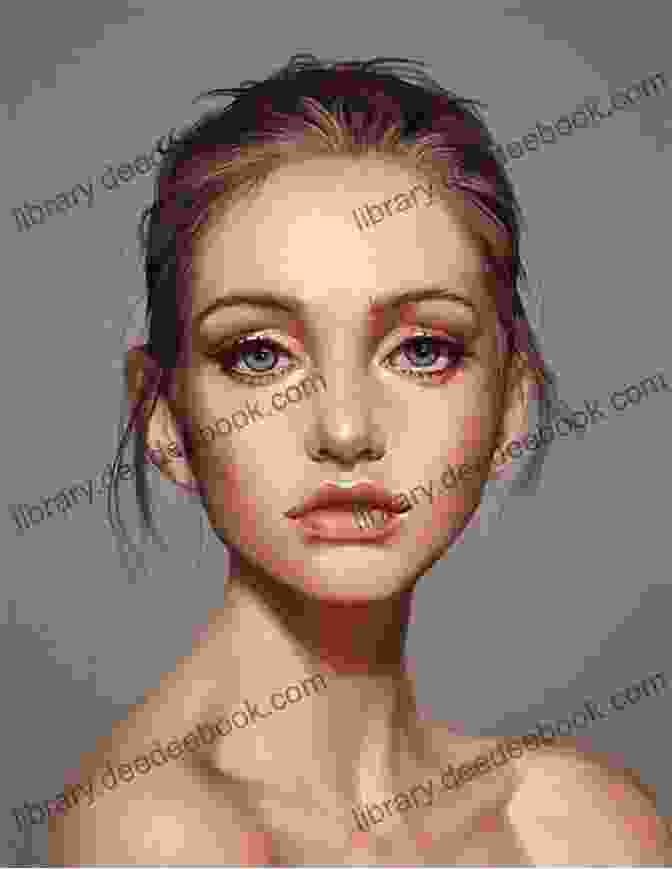 A Digital Painting Of A Woman's Face Digital Painter: Painting A Perfect Portrait