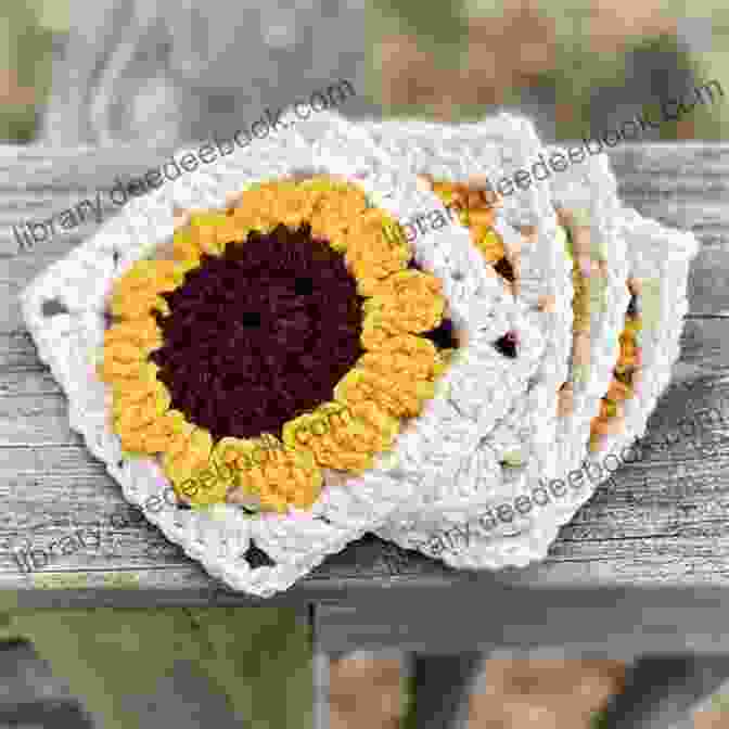A Granny Square Coaster Made With A Variety Of Colors Granny Squares: 20 Crochet Projects With A Vintage Vibe