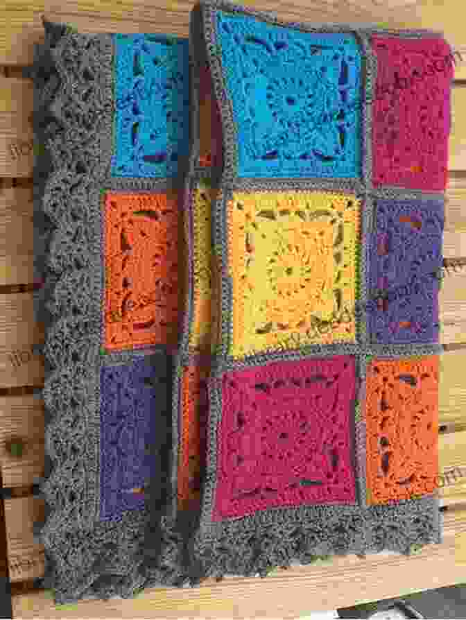 A Granny Square Rug Made With A Variety Of Colors Granny Squares: 20 Crochet Projects With A Vintage Vibe