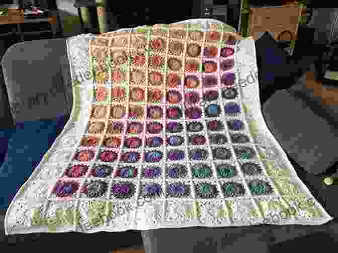 A Granny Square Throw Made With A Solid Color Granny Squares: 20 Crochet Projects With A Vintage Vibe