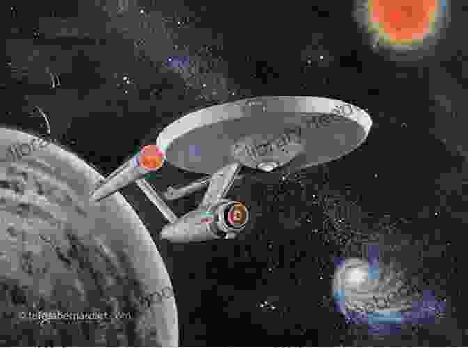 A Painting Of The USS Enterprise By A Star Trek Fan. Cross Stitch: Explore Strange New Worlds Of Crafting (Star Trek)