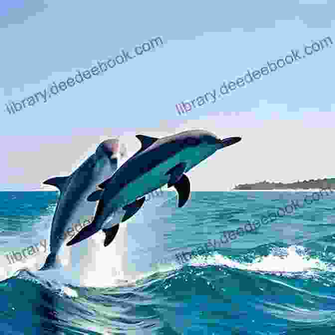 A Photograph Of A Dolphin Pod Leaping Out Of The Ocean, Showcasing Their Playful Nature And The Beauty Of Their Natural Habitat. Animal 3: Revelations (Animal Series) K Wan
