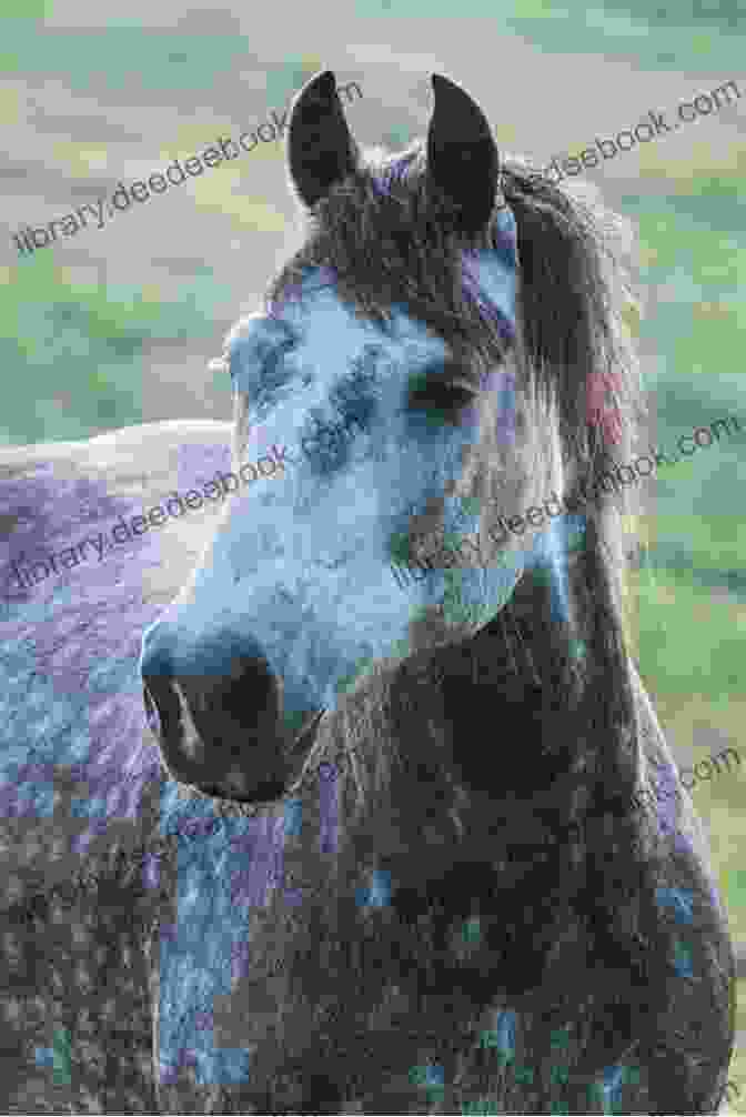 A Portrait Photograph Of Dot Fehrin Brindley, A Dappled Gray Pony With A Gentle Expression And A Determined Spirit. A Pony Named Dot Fehrin Brindley