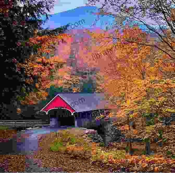 A Scenic Landscape Of A Covered Bridge Amidst Rolling Hills And Vibrant Autumn Foliage, Capturing The Essence Of The Film's Setting. The Bridges Of Madison County