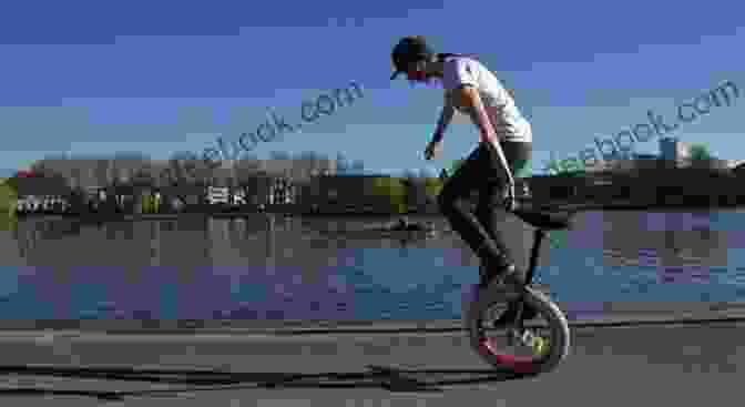 A Unicycle Rider Performing A Trick Unicycles And Artistic Bicycles Illustrated