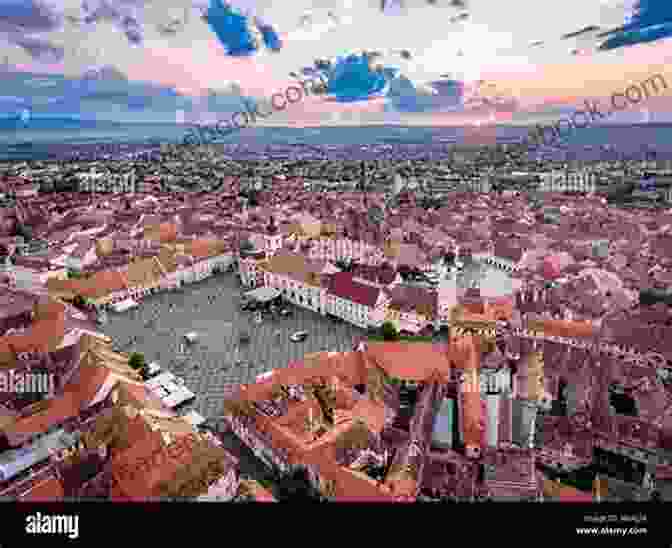 Aerial View Of Sibiu, Romania Romania Basic Travel Guide 2024 Edition