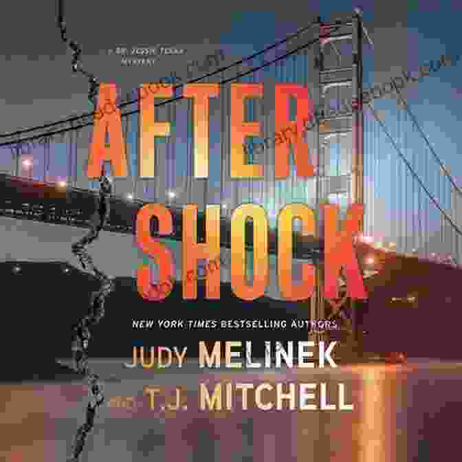 Aftershock Novel Cover Featuring Dr. Jessie Teska, A Woman With Short Dark Hair And Piercing Blue Eyes, Holding A Scalpel. Aftershock: A Novel (A Dr Jessie Teska Mystery 2)
