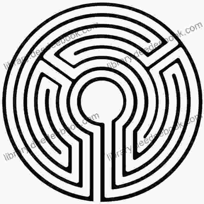 Example Of Patterned Maze Design MAZE COLORING Gilbert Delahaye