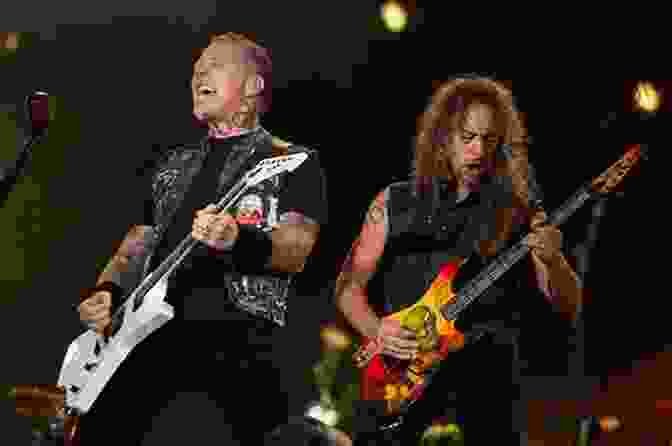 Gillian Birch Performing On Stage With Metallica During A Live Concert Great Googly Moogly Gillian Birch