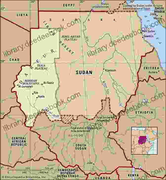 Map Of Darfur Region In Sudan, With Areas Of Violence Highlighted Genocidal Plague Besets Darfur: A Historical Perspective