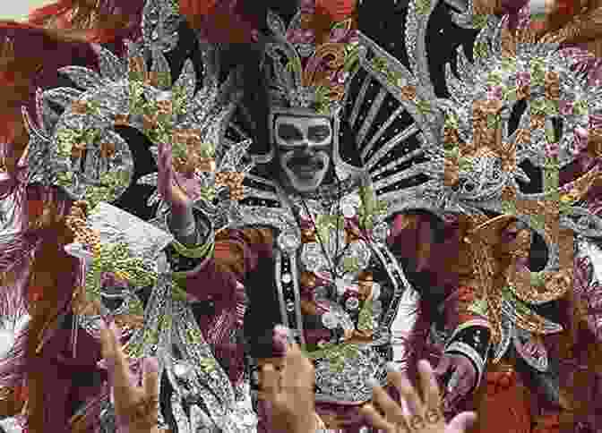 Mardi Gras Revelers Wearing Elaborate Beadwork And Costumes In New Orleans Spirit World: Pattern In The Expressive Folk Culture Of New Orleans