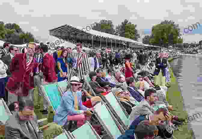 Spectators Enjoying The Excitement Of The Henley Royal Regatta, A Renowned Rowing Competition Featuring Elite Athletes. The Season: A Summer Whirl Through The English Social Season